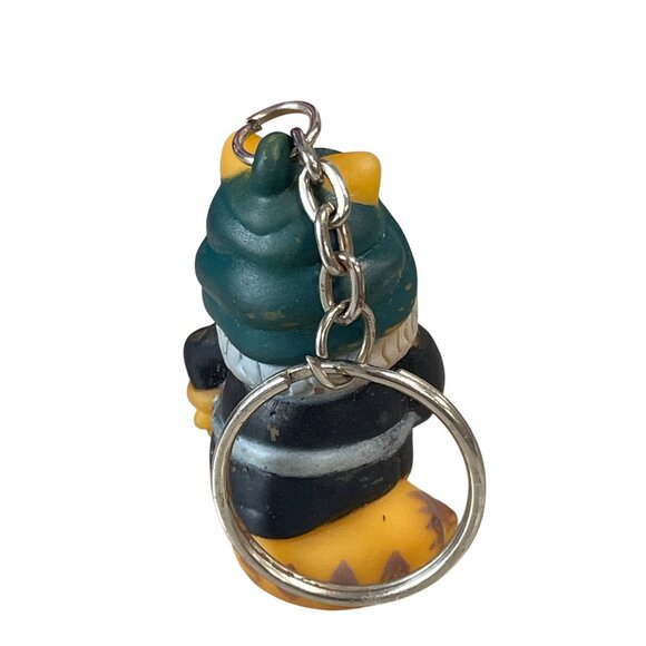 Vintage Gao Nanbei Garfield Keychain Figurine Painter - Picture 2 of 3